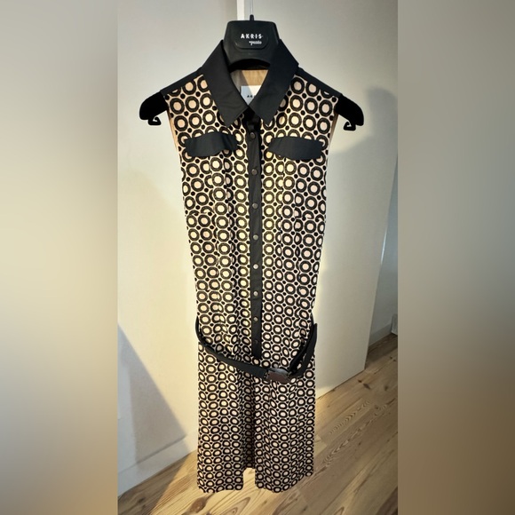 Akris Punto sleeveless embroidered Dot Dress - Picture 4 of 8